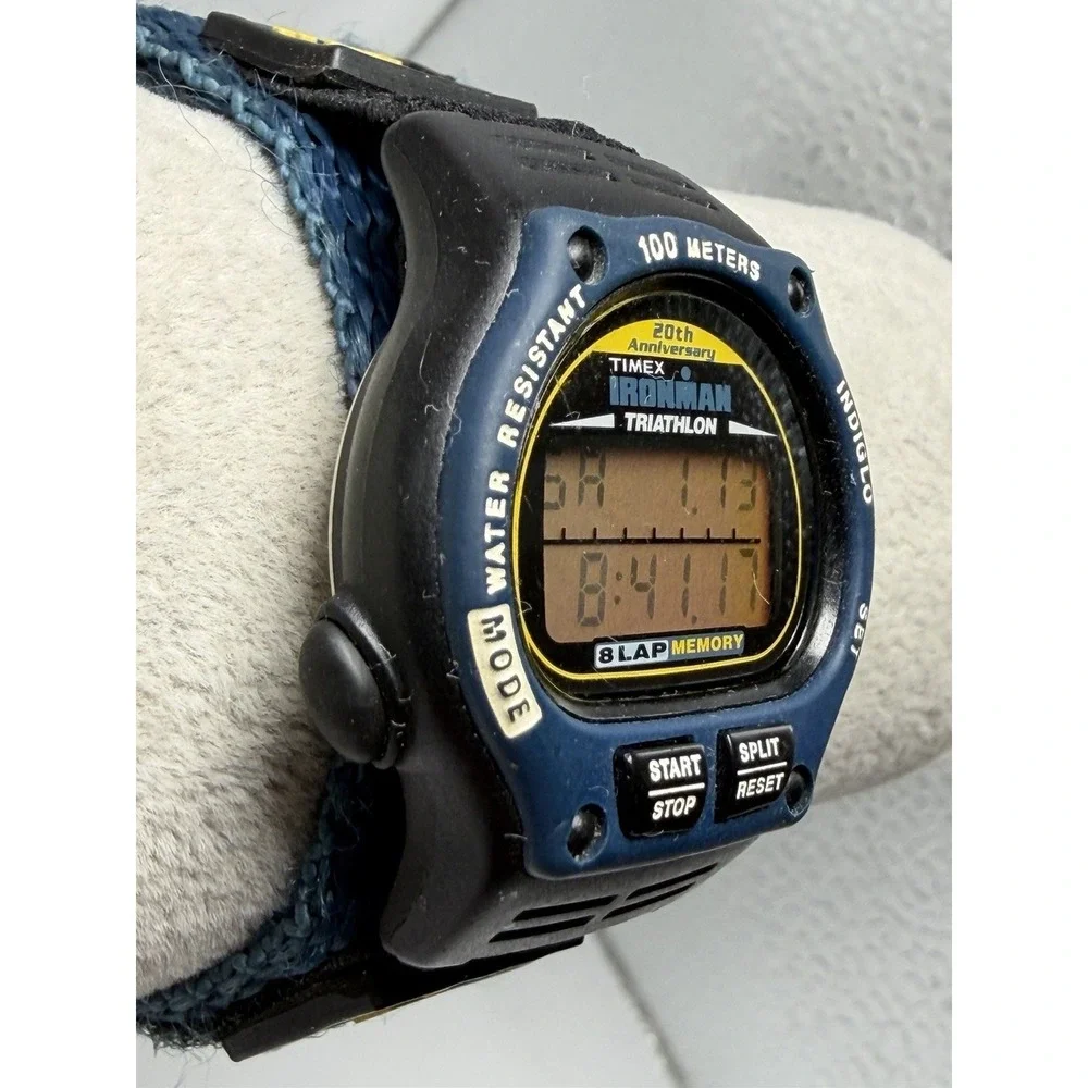Timex Ironman Triathlon 20th‎ Anniversary 1998 New Battery Ladies Watch 33MM 7